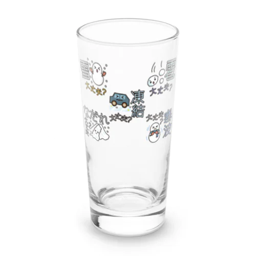 災害用安否確認4 Long Sized Water Glass