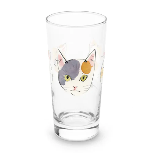 にゃんトリオ1 Long Sized Water Glass