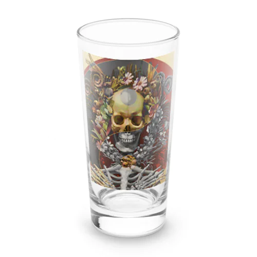 yin yang Long Sized Water Glass