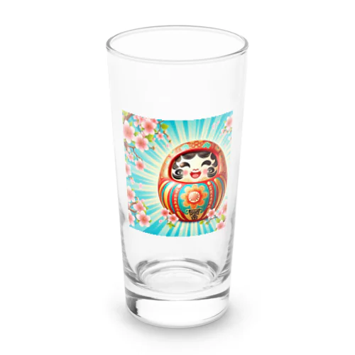 しあわせ達磨 Long Sized Water Glass