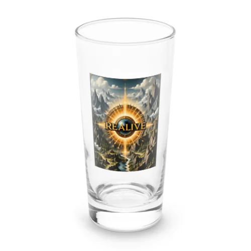 REALIVEロゴ金の光と山々 9-2-250202 Long Sized Water Glass