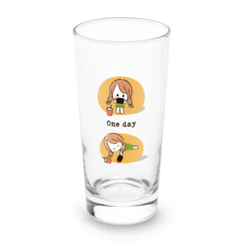 三つ編みガールのある日 Long Sized Water Glass