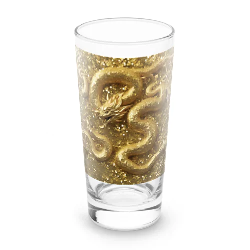 煌めくゴールドドラゴン Long Sized Water Glass