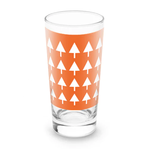 Forest Orange Long Sized Water Glass