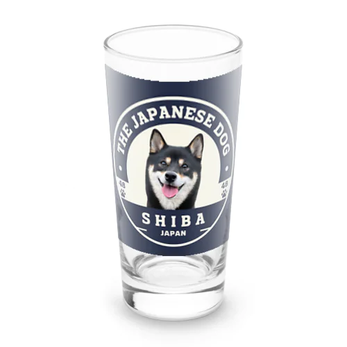 黒柴グッズ_柴-SHIBA-48 Long Sized Water Glass