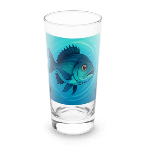 Chinu Glide - 夏の海を駆けるクロダイ Long Sized Water Glass