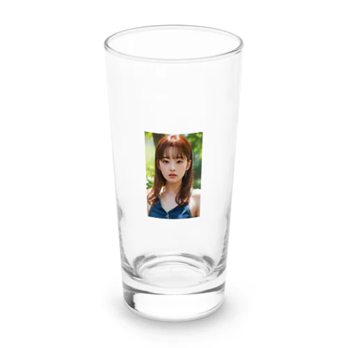 未来少女カラーズ　茶 Long Sized Water Glass