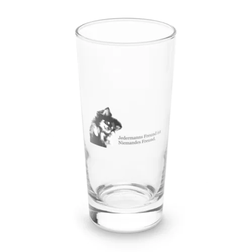 チワワ（眠る） Long Sized Water Glass