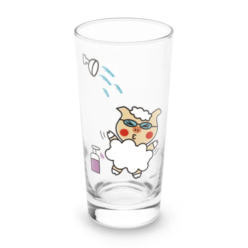 わーい！シャワーだ！ Long Sized Water Glass