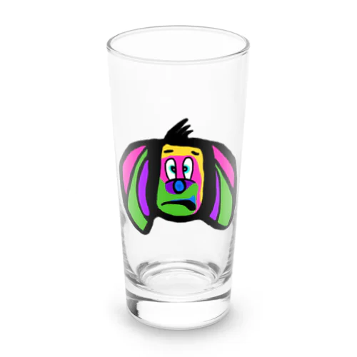 Colorful Dog Long Sized Water Glass
