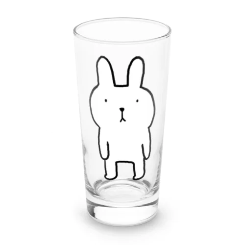 ふつウサ直立 Long Sized Water Glass