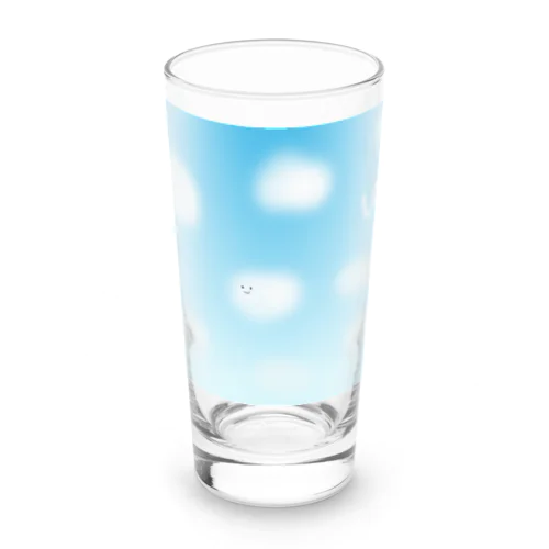 青い空白い雲 Long Sized Water Glass