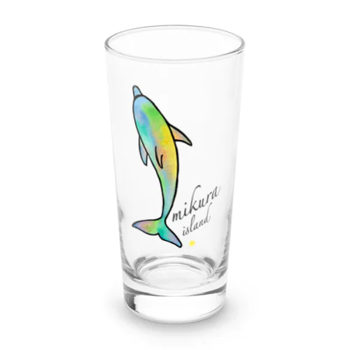 にじいろイルカ Long Sized Water Glass