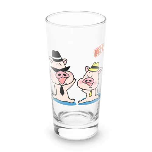 豚汁兄弟ー爆笑 Long Sized Water Glass