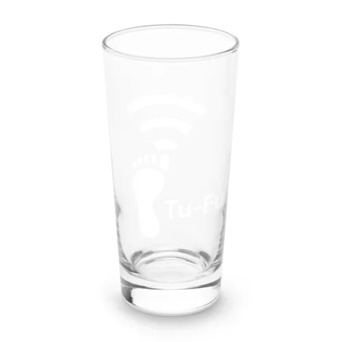 Tu-Fu(痛風)受信中(White) Long Sized Water Glass