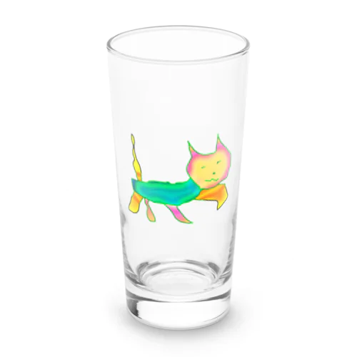 覚醒した 猫マン２ Long Sized Water Glass