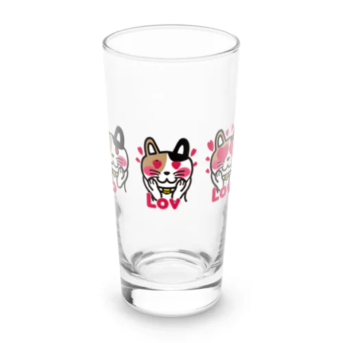 ねこLove Long Sized Water Glass