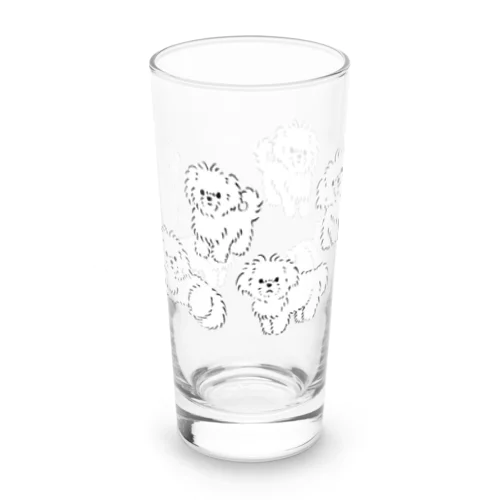 もさもさしたマルチーズ Long Sized Water Glass