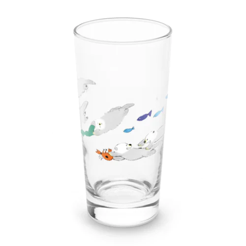 ラッコの群れ Long Sized Water Glass