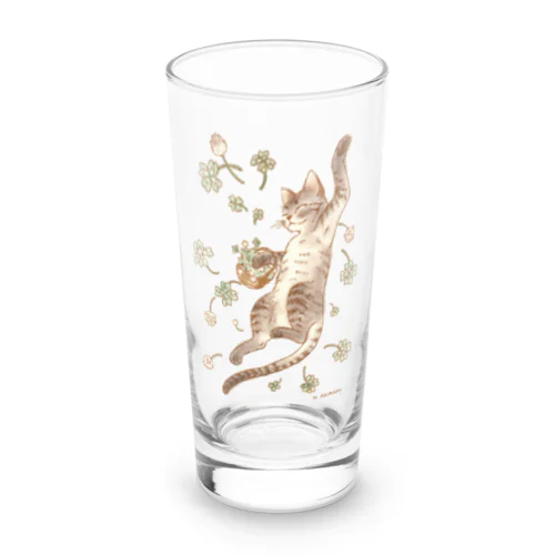 幸運招き猫 Long Sized Water Glass