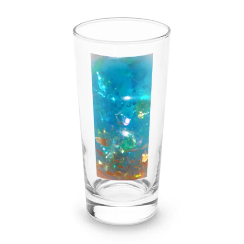 キラキラ（ネオンブルー） Long Sized Water Glass