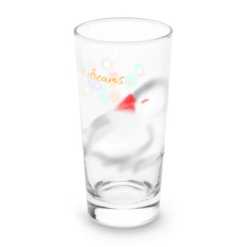 スリスリくんとおねんね白文鳥 Long Sized Water Glass