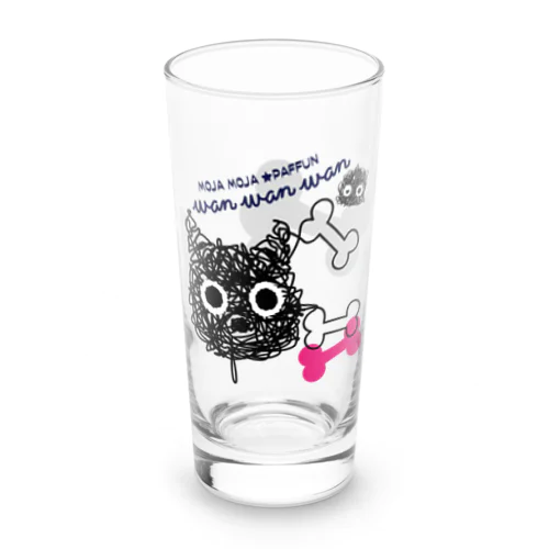 CT107 もじゃもじゃ★ぱっふん*wanwanwanA Long Sized Water Glass