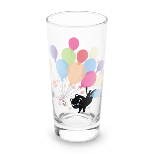 くろねこの風船の種*A Long Sized Water Glass