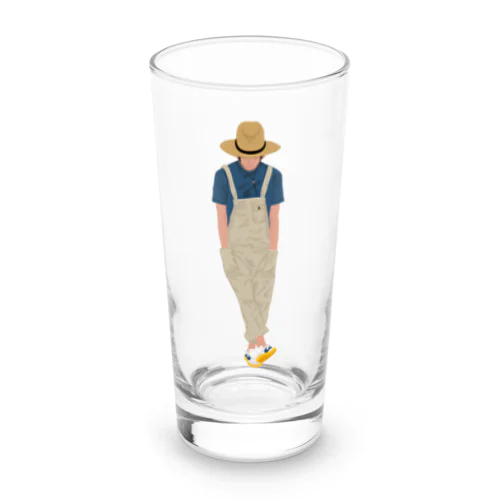 麦わらの青年 Long Sized Water Glass