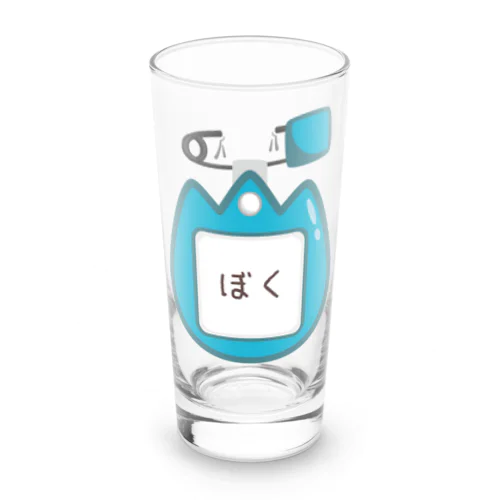 CT129 幼稚園バッチ・名札D*ぼく Long Sized Water Glass