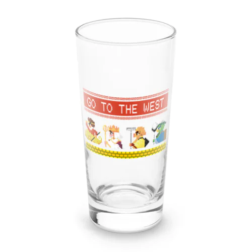 【SFC風】GO TO THE WEST【ドット絵 】 Long Sized Water Glass