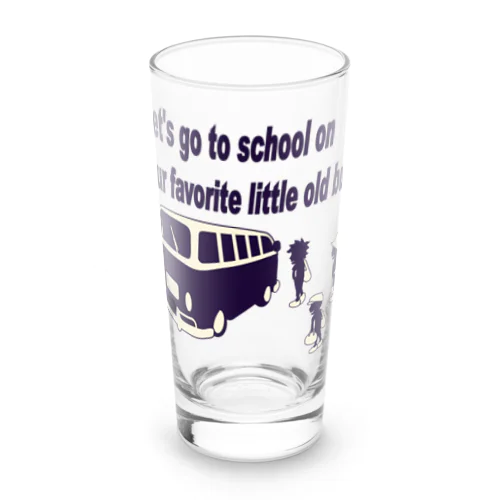 スクールバスと少年たち Long Sized Water Glass