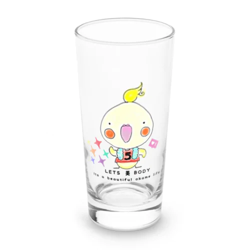 LETS 美 BODY オカメインコ❤ Long Sized Water Glass