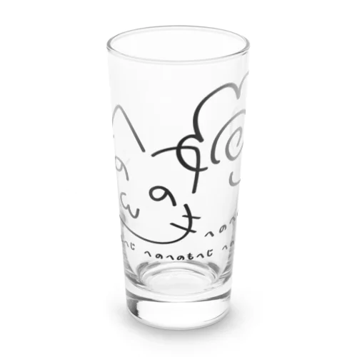 似顔絵へのへのろもこ*D Long Sized Water Glass