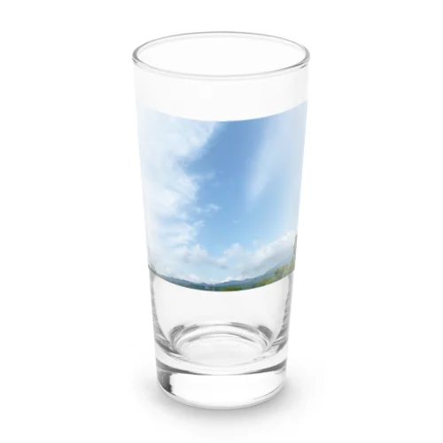癒しの風景（空と雲） Long Sized Water Glass