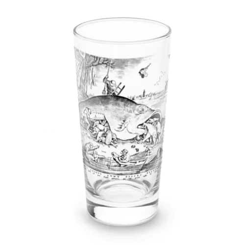  大きな魚は小さな魚を食う Long Sized Water Glass