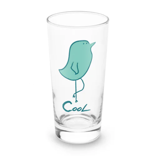 Coolな鳥 Long Sized Water Glass
