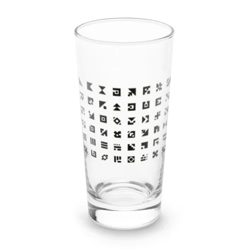 整列Aligned letters Long Sized Water Glass