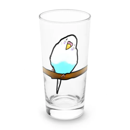 眠たいインコ① Long Sized Water Glass