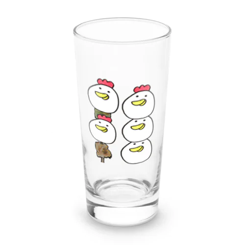 ねぎま鶏鶏 Long Sized Water Glass