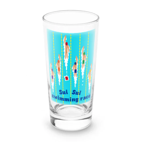 スイスイスイミングレース♪ Long Sized Water Glass