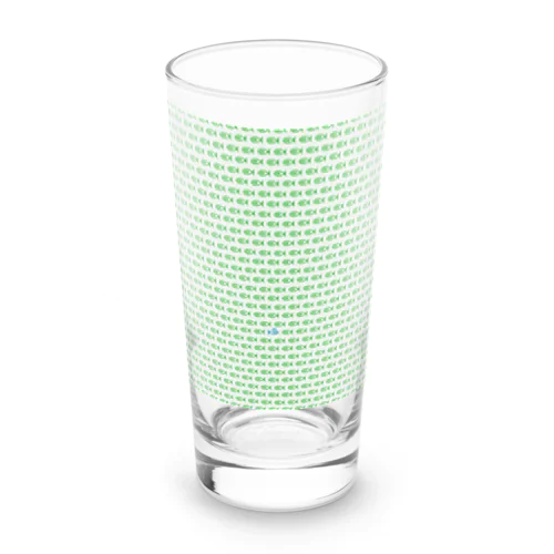 魚玉模様 グリーン Long Sized Water Glass