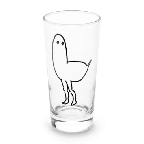 人間の足がはえた鳥 Long Sized Water Glass