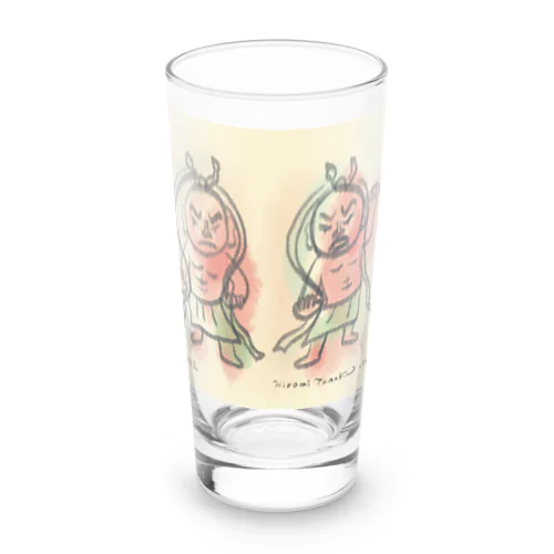 ゆる仏画「仁王」 Long Sized Water Glass