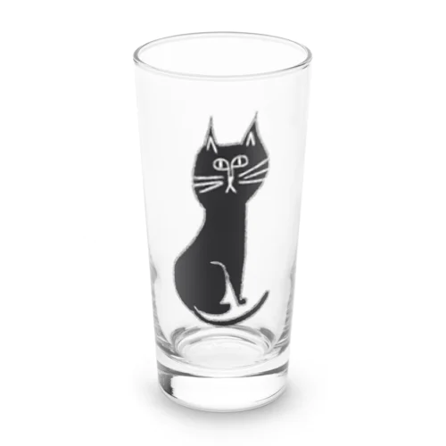 黒猫 Long Sized Water Glass