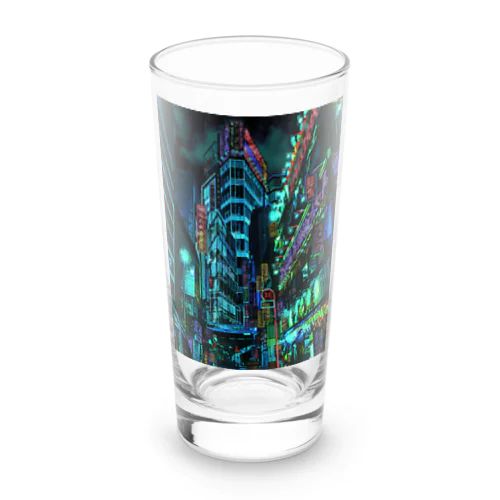 cyberpunk  tokyo Long Sized Water Glass