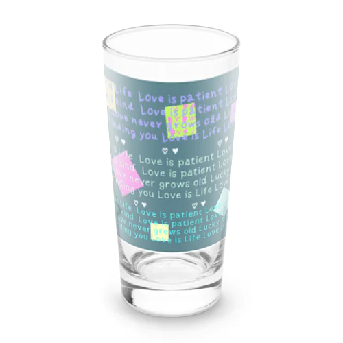 愛についての言葉 Long Sized Water Glass