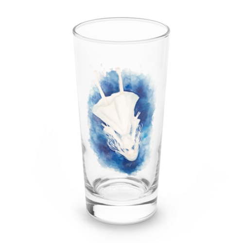 青に染まる Long Sized Water Glass
