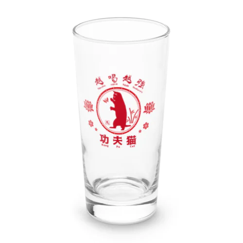 天☆功夫猫 Long Sized Water Glass