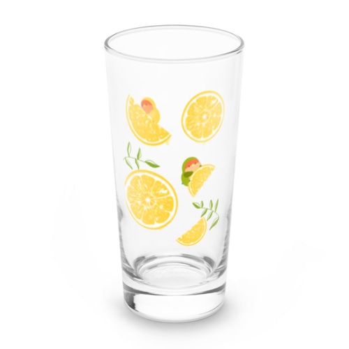 ひっつきレモンコザちゃん Long Sized Water Glass